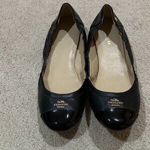 Coach Flats - Black - Size 7.5